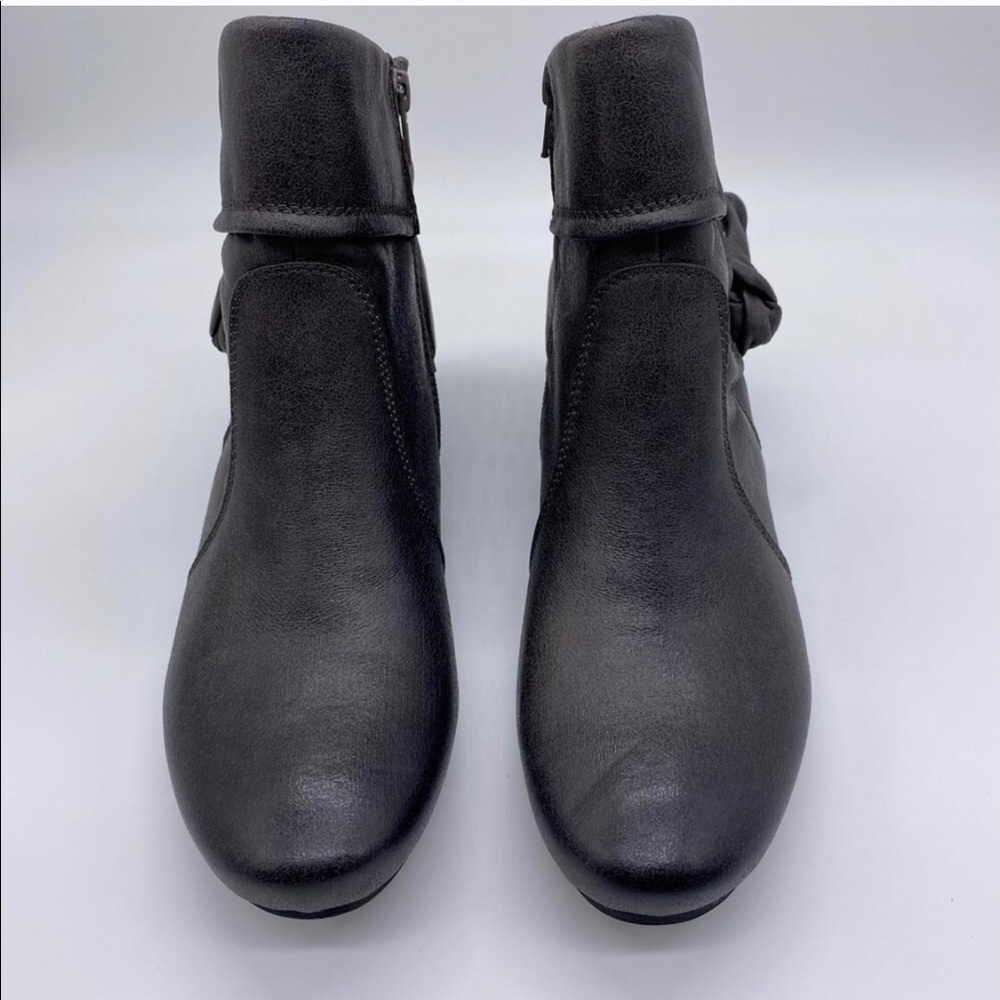 Gray Baretraps Booties